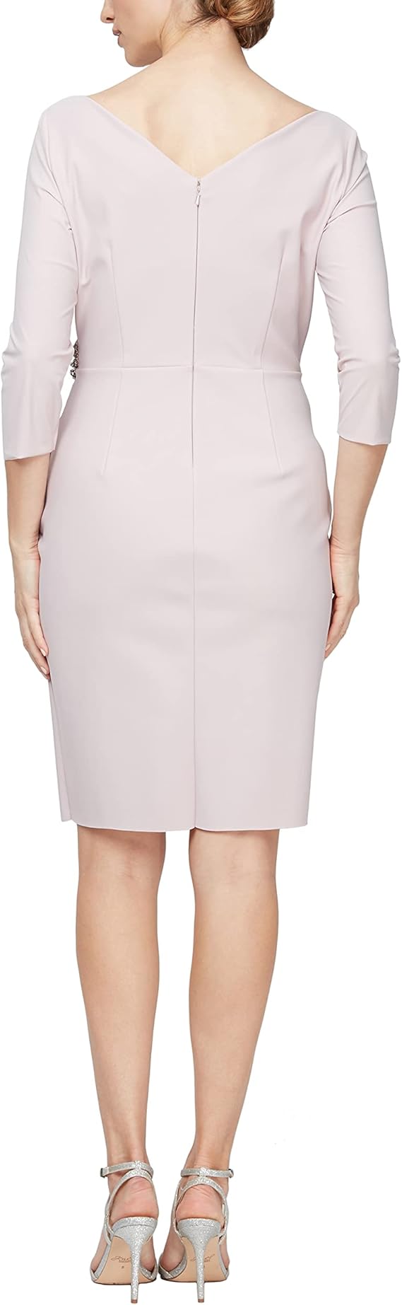 Women's Slimming Short Sheath 3/4 Sleeve Full Of Charm Evening Dress